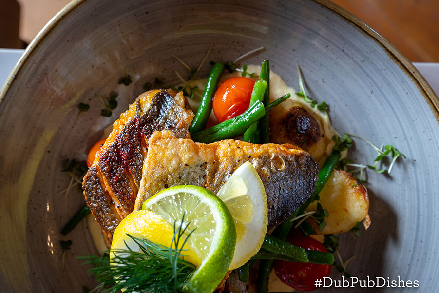Mediterranean Sea Bass from Kealy's of Cloghran, image 2 - #DubPubDishes
