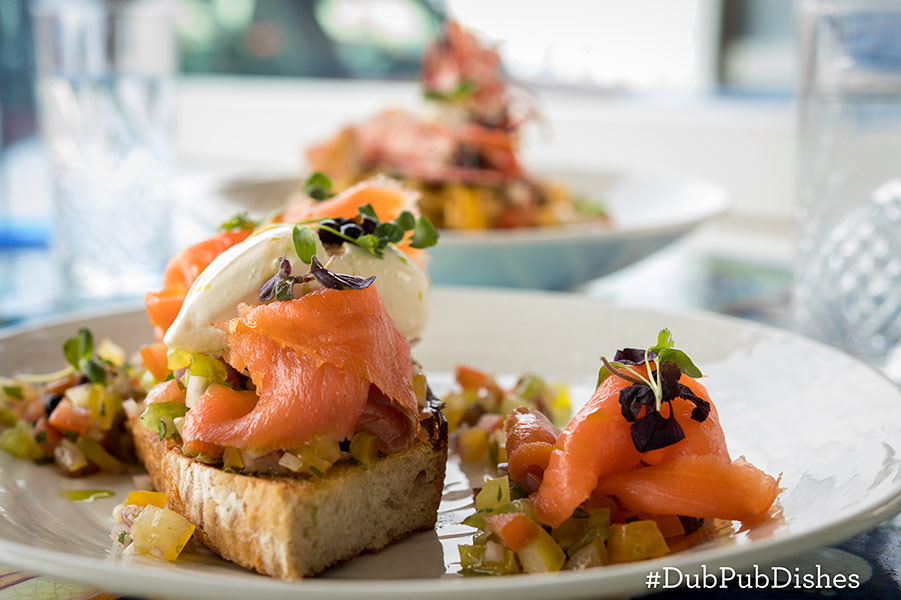 Smoked Salmon Bruschetta from the Blue Bar Skerries, Image 2 - #DubPubDishes