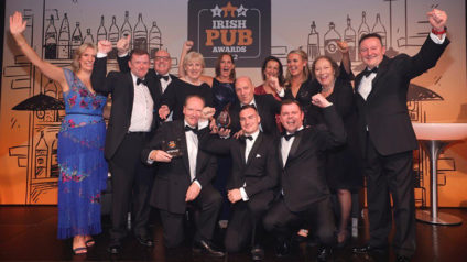 Gleesons of Booterstown receive the Pub of the Year Award at the Irish Pub Awards 2022