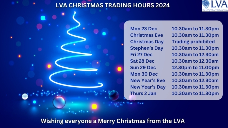 The 2024 Christmas Trading Hours for pubs